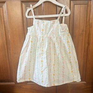 Janie and Jack Floral Striped Dress